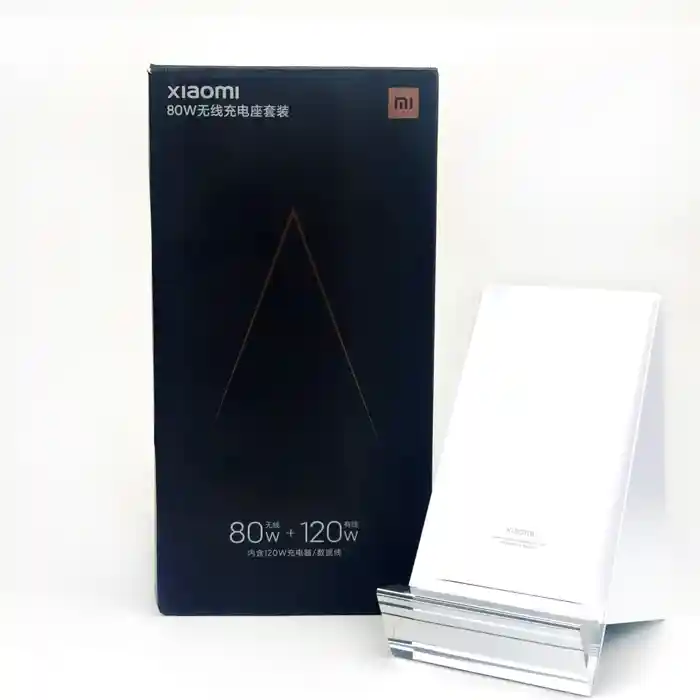 Xiaomi 80W MAX Wireless Charger Stand Set Smart Vertical Charging Base With 120W Charger Cable Fast Charge For Xiaomi/iPhone